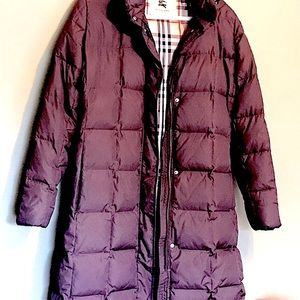 Authentic Burberry Marianne long puffer coat